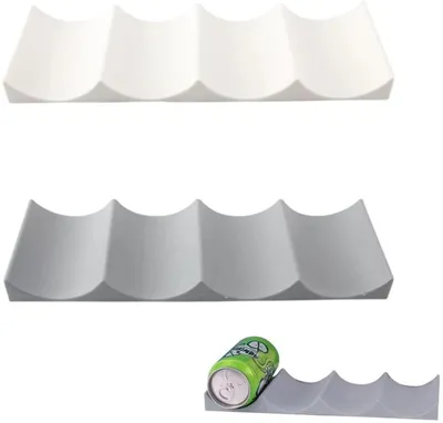 Immagine prodotto di Portabottiglie impilabili e antiscivolo Unyqoos® per il frigorifero e la conservazione in cucina