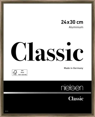 Produktbild von nielsen Aluminium Bilderrahmen Classic, 24x30 cm, Struktur Walnuss