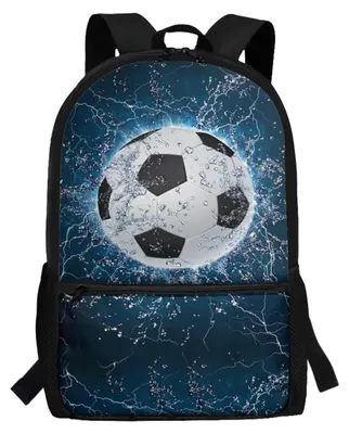 Produktbild von Rucksack für Kinder mit Fußballmotiv, ideal für die Schule