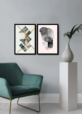 Obrázok produktu pre Wallity, 2PSCTCIZ- APY2102, Farebný, Plátno, 74 x 51 cm, Maľba: 100% MDF (Hrúbka: 2