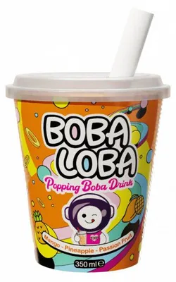 Zdjęcie produktu dla Boba Loba Mango Ananasowo-Owocowe Perły 350g – Egzotyczne Polewy Bubble Tea