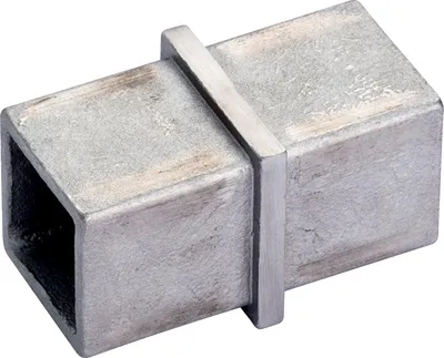 Produktbild von CROSO Verbindungsmuffe für Vierkantrohr,Abmessung 40 x 40 x 2,0 mm,Edelstahl V4A