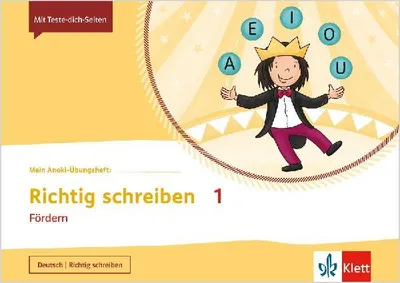 Produktbild von Mein Anoki-Übungsheft. Richtig Schreiben 1. Fördern. Übungsheft Klasse 1