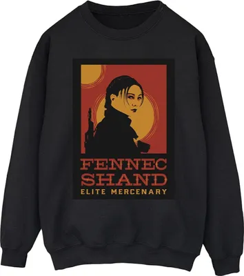 Produktbild von Star Wars - "The Book Of Boba Fett Elite Mercenary" Sweatshirt für Herren BI43958 (S) (Schwarz)