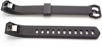 Produktbild von vhbw TPE Ersatz L Armband kompatibel mit Fitbit Alta HR Fitnessuhr, Smartwatch - 10,5cm + 11,5 cm schwarz