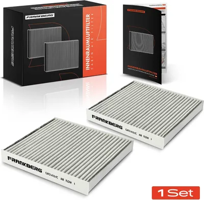 Immagine prodotto di Frankberg 2x filtro aria cabina a carboni attivi per Fiat 502 Peugeot Citroën Isuzu Mitsubishi