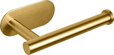Produktbild von Selbstklebender Toilettenpapierhalter Edelstahl Gold