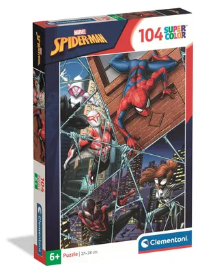 Image de CLE puzzle 104 SuperKolor Spiderman 25043