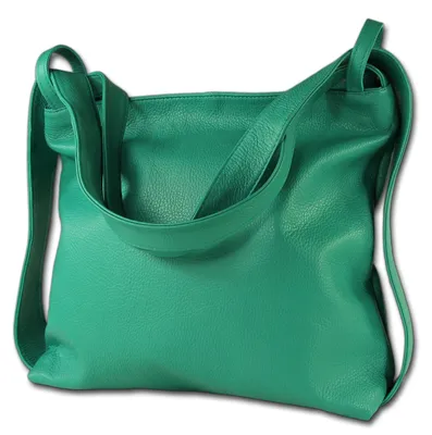 Imagen del producto de Bolso de cuero turquesa para mujer, modelo D3OTT611ST, de la marca Toscanto