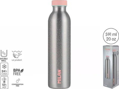 Zdjęcie produktu dla Butelka termiczna 591ml Silver MILAN