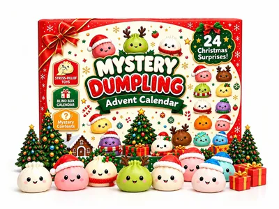 Produktbild von Mystery Dumpling Adventskalender 2026 – 24 Überraschungen für Kinder