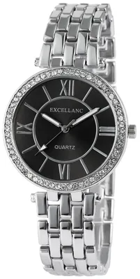 Produktbild von Excellanc Damenuhr mit Metallarmband