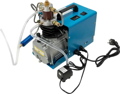 Image de Compresseur d'air PCP - Pompe à air haute pression - 1800 W - 40 MPa - 2800 tr/min - Compression à deux étages - Culasse antirouille - Prise UE
