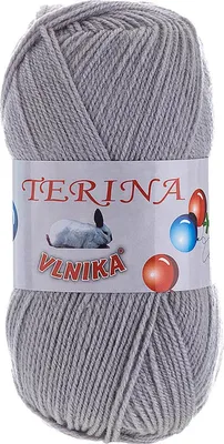100g Terina Strickgarn Häkelgarn Wolle Acrylwolle pflegeleicht Farbwahl mausgrau