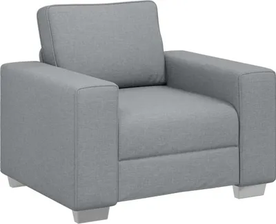 Obrázek produktu pro vidaXL Pohovka-křeslo Světle šedá 100 cm Látkové