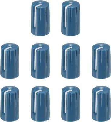 Image de Potentiomètres de guitare bleu foncé, lot de 10