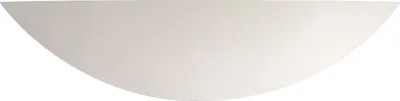 Image de Applique en plâtre Plafonnier 40cm blanc E27