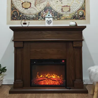 Immagine prodotto di ElectricSun camini elettrici Marisa Rovere scuro, con effetto sonoro, 3 colori, con l'app, L120xH102cm