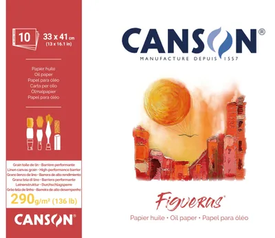 Immagine prodotto di Blocco di carta da disegno CANSON "Figueras" 410 x 330 mm 290 g/m² 10 fogli
