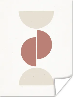 Produktbild von MuchoWow® Poster Pastell - Minimalismus - Gestaltung 120x160 cm - Wandbilder
