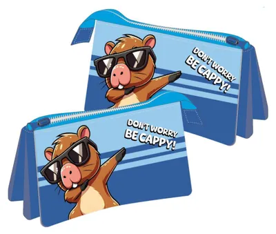 Productafbeelding van Capybara Be Cappy etui, 3-voudig, 22 cm