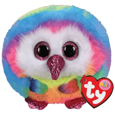 Obrázek produktu pro Ty Puffies Maskot Sovička Duhová 8Cm 42504