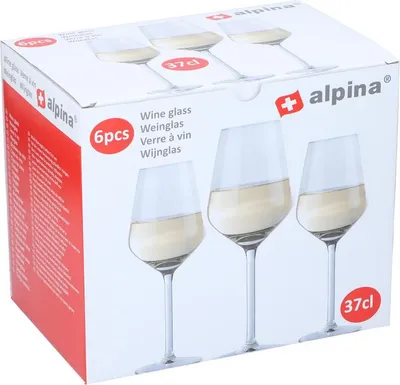 Image de Alpina Set de verres à vin 6 pièces 37cl