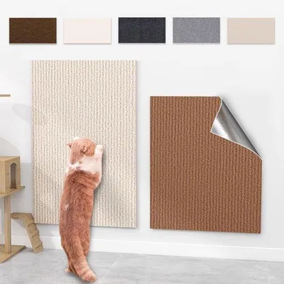 Obrázek produktu pro Samolepicí škrabadlo pro kočky, černé, 40 x 100 cm, ochrana nábytku