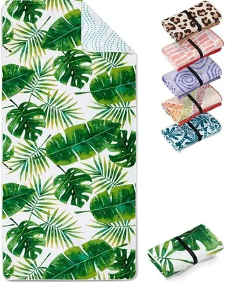 Produktbild von Famanu XXL Strandhandtuch aus Mikrofaser 200x90 cm, schnelltrocknend und leicht