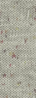 Produktbild von LANA GROSSA COOL WOOL BABY PRINT PUNTO - Farbe: 357 Hellgrau/Beere/Brombeer/Gelb