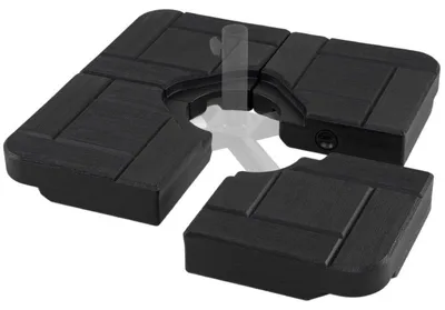 Obrázek produktu pro 4dílný stojan na zahradní slunečníky NP13046DK, s nosností až 84 kg, černý