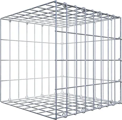 Produktbild von Anbaugabione Typ 2 40 cm x 40 cm x 40 cm, Maschenweite 5 cm x 10 cm, C-Ring