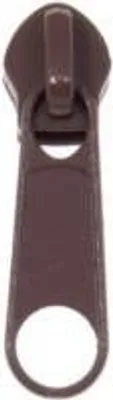 Obrázek produktu pro Jezdec bez aretace pro zip spirálový, nekonečný zip 3mm, hnědý / 1 m