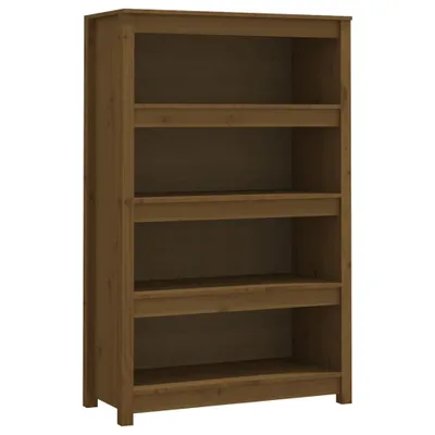 Obrázek produktu pro vidaXL Knihovna Honey Brown 80x35x126 cm Borovicový masiv
