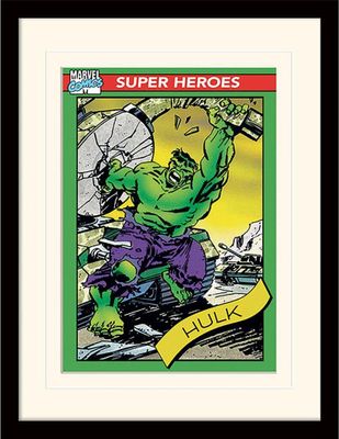 Hulk - tlačený "Trading Card" PM9188 (40 cm x 30 cm) (Viacfarebné)