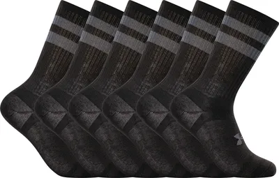 Produktbild von Under Armour Uni Ua Essential Crew-Socken im 6er-Pack 1387058-001__LG