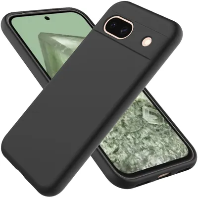 Produktbild von Mobigear Colors  Google Pixel 8a Hülle Flexibles TPU Backcover - Schwarz