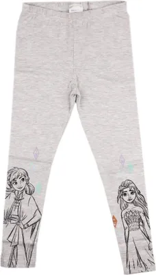 Produktbild von Disney Die Eiskönigin Anna Elsa Kinder Leggings Sporthose – Grau / 134