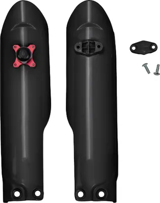 Immagine prodotto di Protezioni forcella UFO PLAST in 2 pezzi, carenatura e copertura forcella per Husqvarna TC 85 cc, anni di produzione 2018-2025, colore: nero