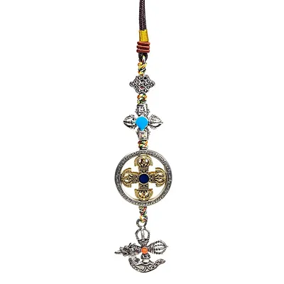 Productafbeelding van Beschermende hanger dubbele Dorje met Kartika --set van 2 stuks - 20 cm; 24 G