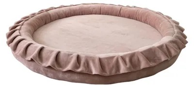 Image de MONIO for kids Tapis de jeu nid en velours beige