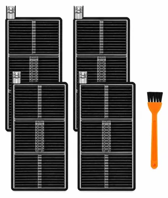 4 HEPA-Filter + Bürste für Dreame Aqua10 Saugroboter