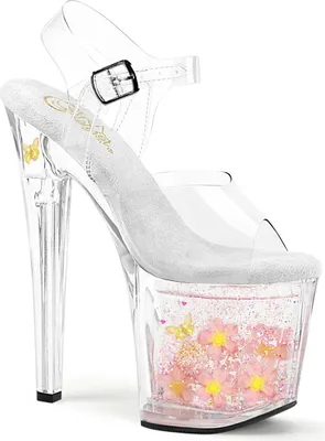 Produktbild von ENCHANT-708AQUA-01 Damen Sandale von Pleaser, Transparent EU 37, US 7