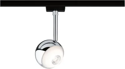 Obrázok produktu pre Paulmann URail LED bodové svietidlo Capsule II, 6,3W, 440lm, 2700K (teplá biela), matná čierna/chróm, stmívateľné, 230V