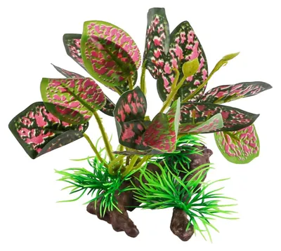 Imagen del producto de 2 unidades de plantas artificiales para reptiles, accesorios para reptiles
