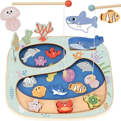 Obrázok produktu pre TOOKY TOY Chyť rybku Montessori logická arkádová hra