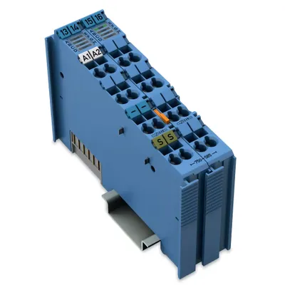Produktbild von WAGO 2-Kanal Analog 750-585 Ausgangsklemme 0,08-2,5 mm blau 750-585