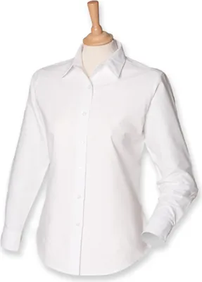 Produktbild von Henbury Ladies´ Classic Long Sleeved Oxford Shirt