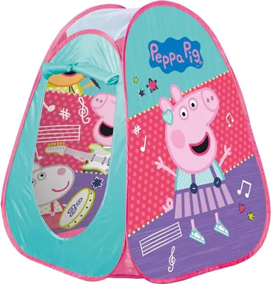 Produktbild von John Pop Up Spielzelt Peppa Pig 75x75 x90cm für Innen- und Außenbereich