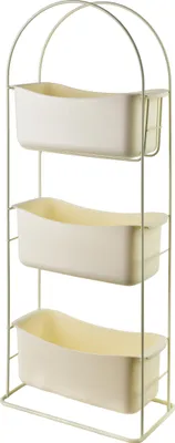 Produktbild von Duschregal Metall/Kunststoff Dea DEA 27,5x13x73 cm Beige 1 Stk.